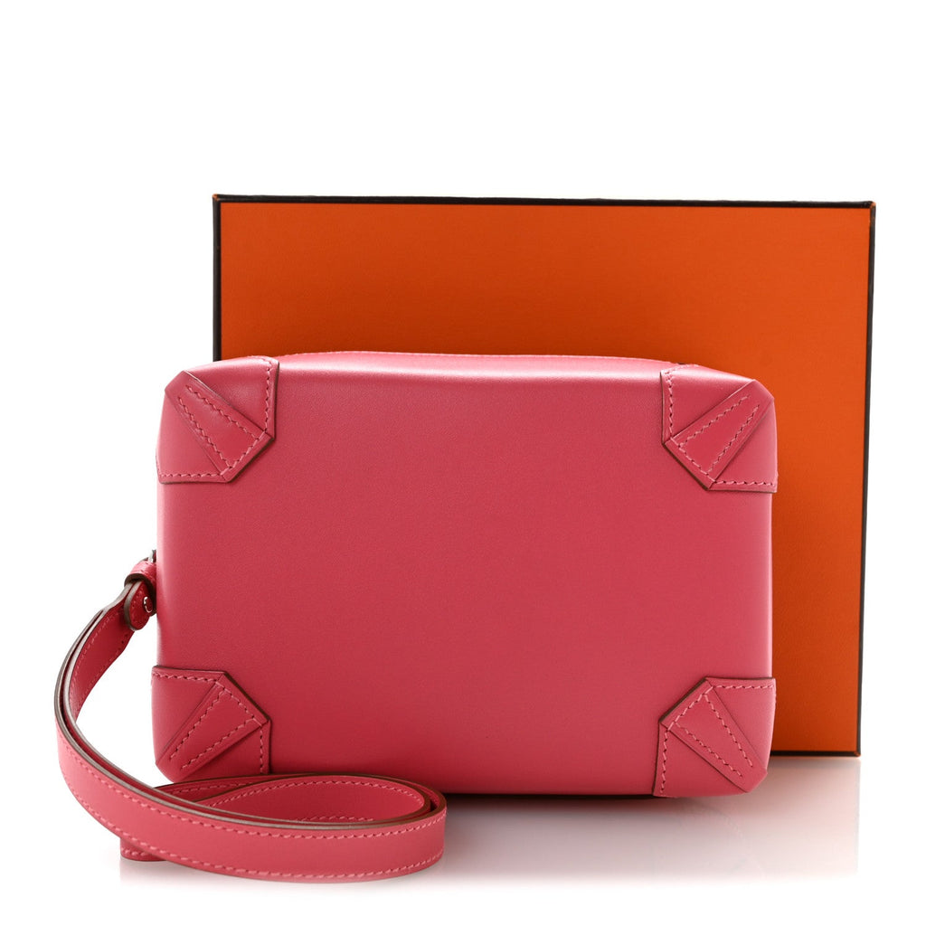 Tadelakt Mini Pochette Maxibox Rose Lipstick