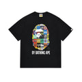 BAPE Multicolor Ape-Head Graphic T-Shirt
