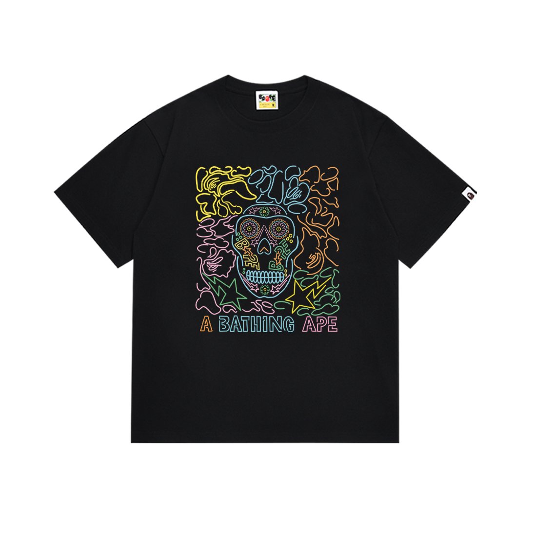 BAPE Skull Graphic Short-Sleeve T-Shirt