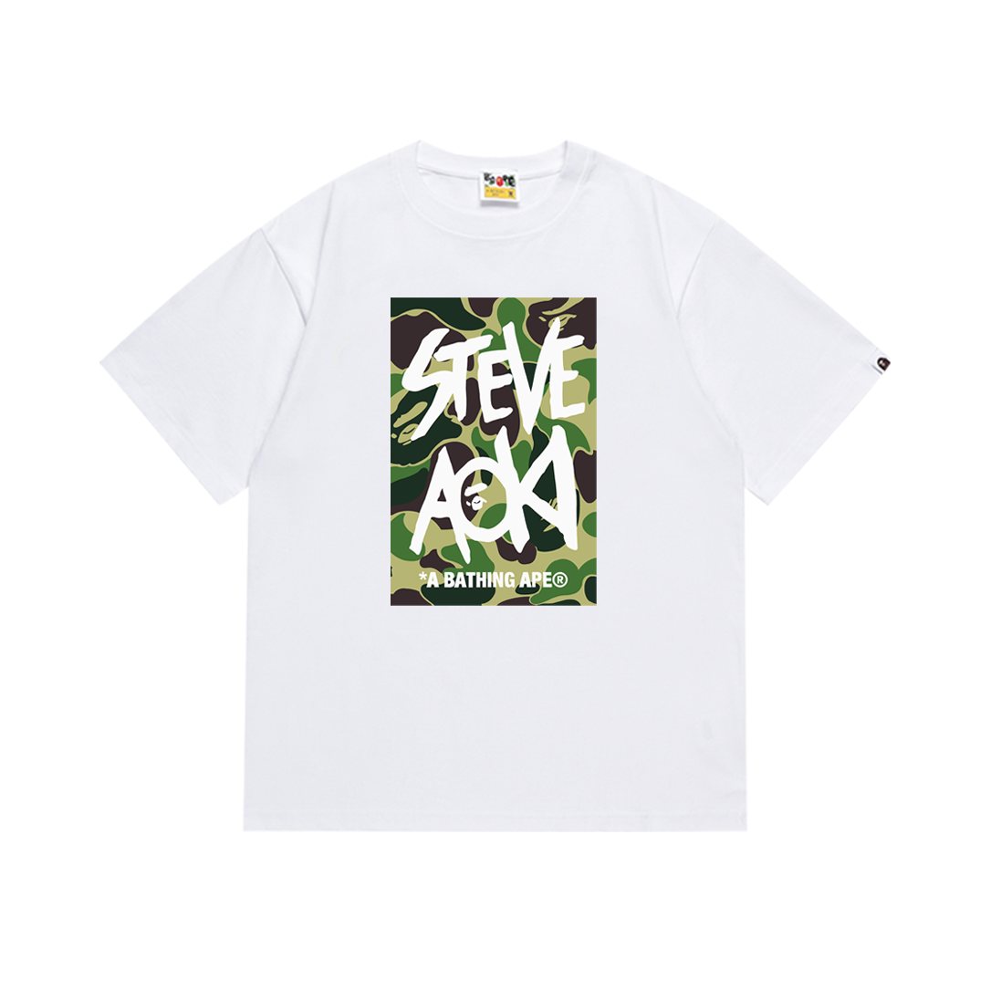 BAPE Steve Aoki Camo Graphic T-Shirt