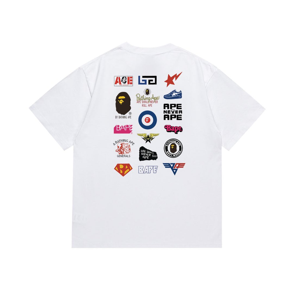 BAPE Front & Back Logo Graphic T-Shirt
