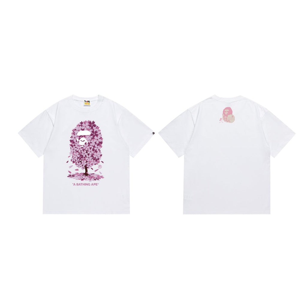 BAPE Pink Graphic Short-Sleeve T-Shirt