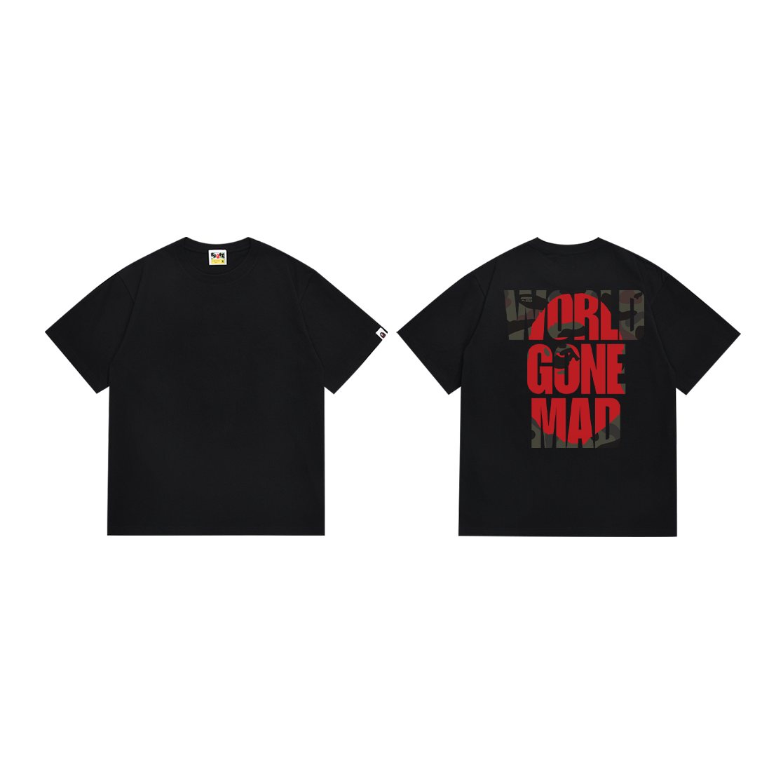 BAPE World Gone Mad Short-Sleeve T-Shirt