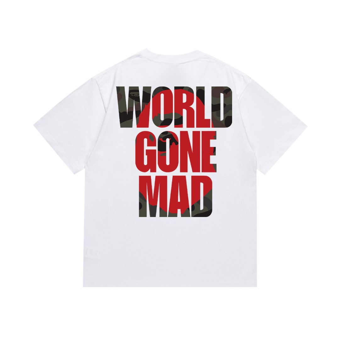BAPE World Gone Mad Short-Sleeve T-Shirt