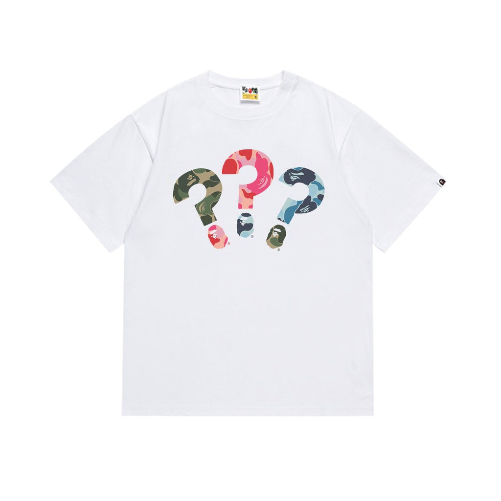 BAPE Question Mark Graphic Short-Sleeve T-Shirt