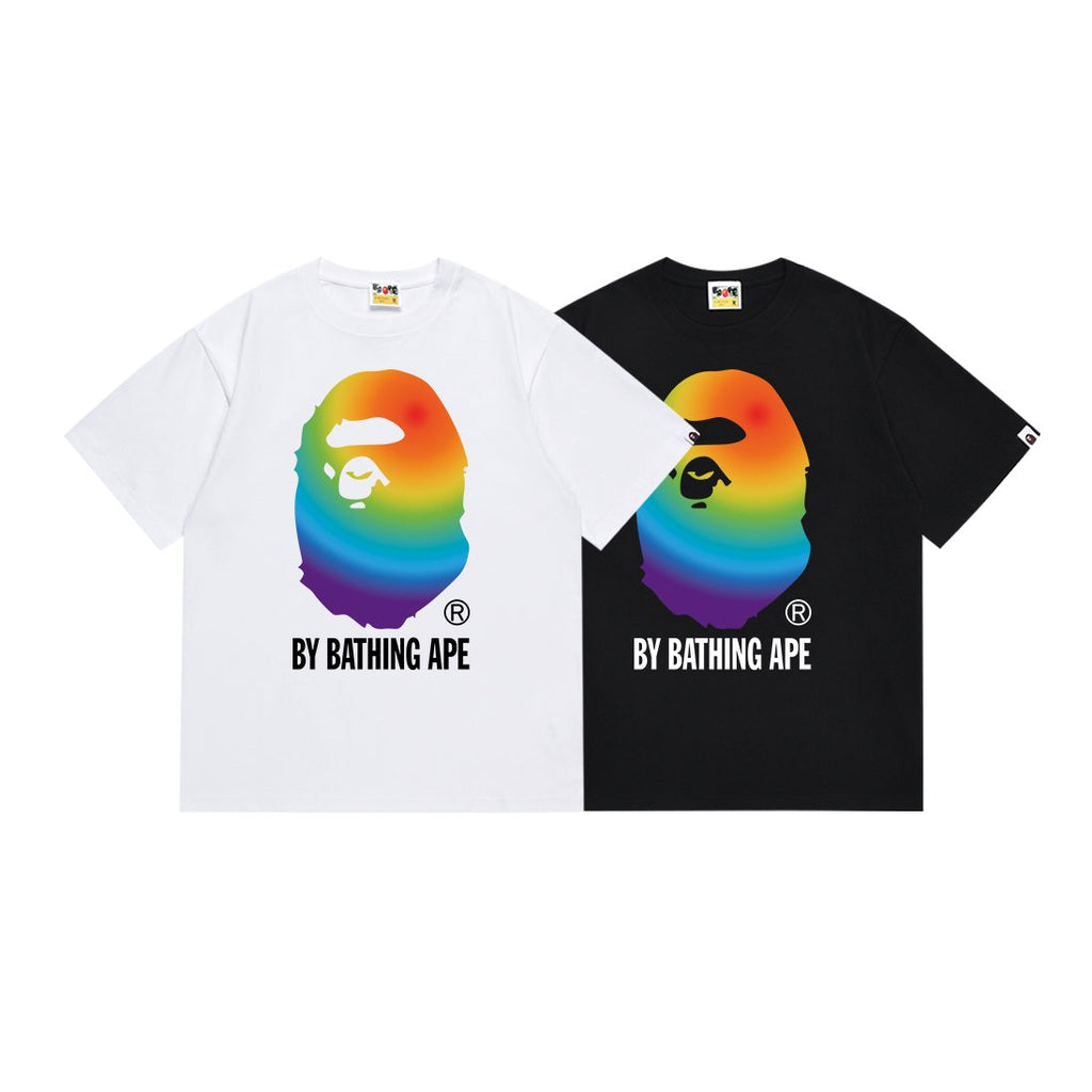 BAPE Rainbow Ape Head Graphic T-Shirt