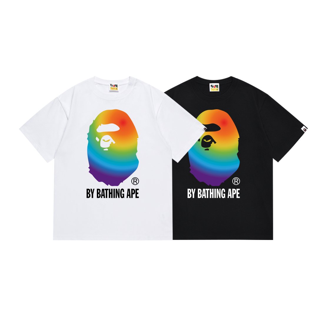 BAPE Rainbow Ape Head Graphic T-Shirt
