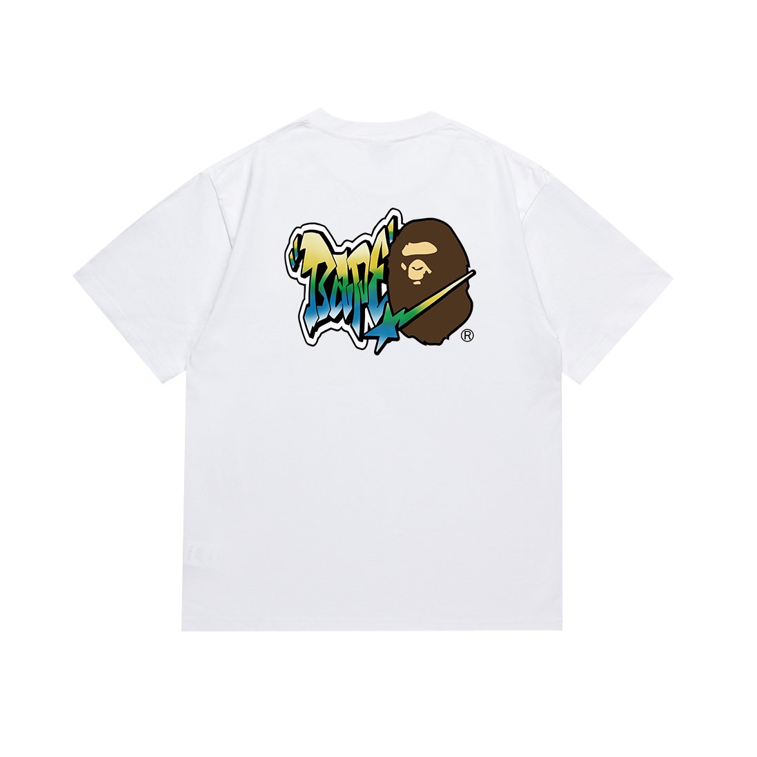 BAPE Graffiti Ape-Head Graphic T-Shirt