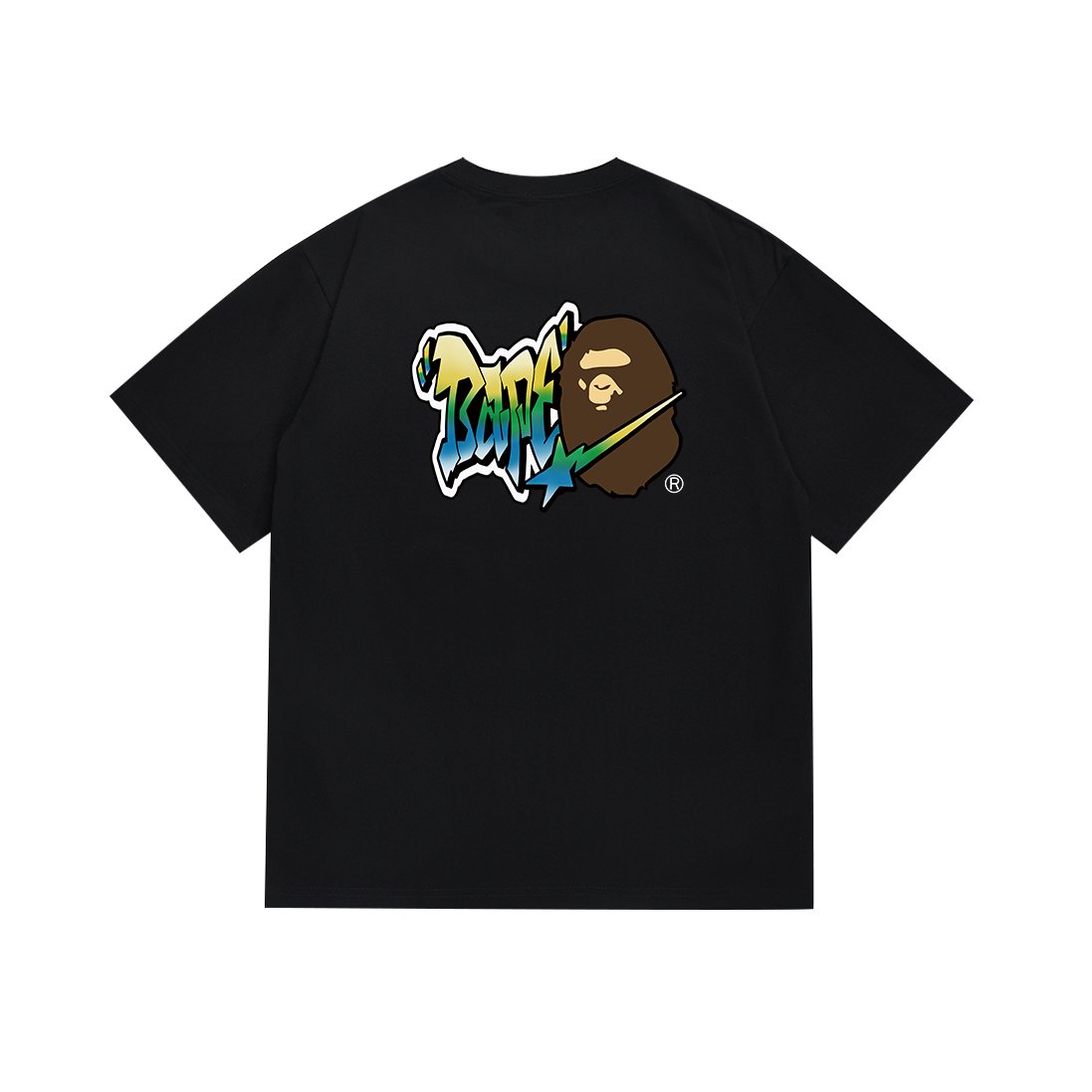 BAPE Graffiti Ape-Head Graphic T-Shirt