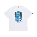BAPE Fish Waterfall Graphic Short-Sleeve T-Shirt