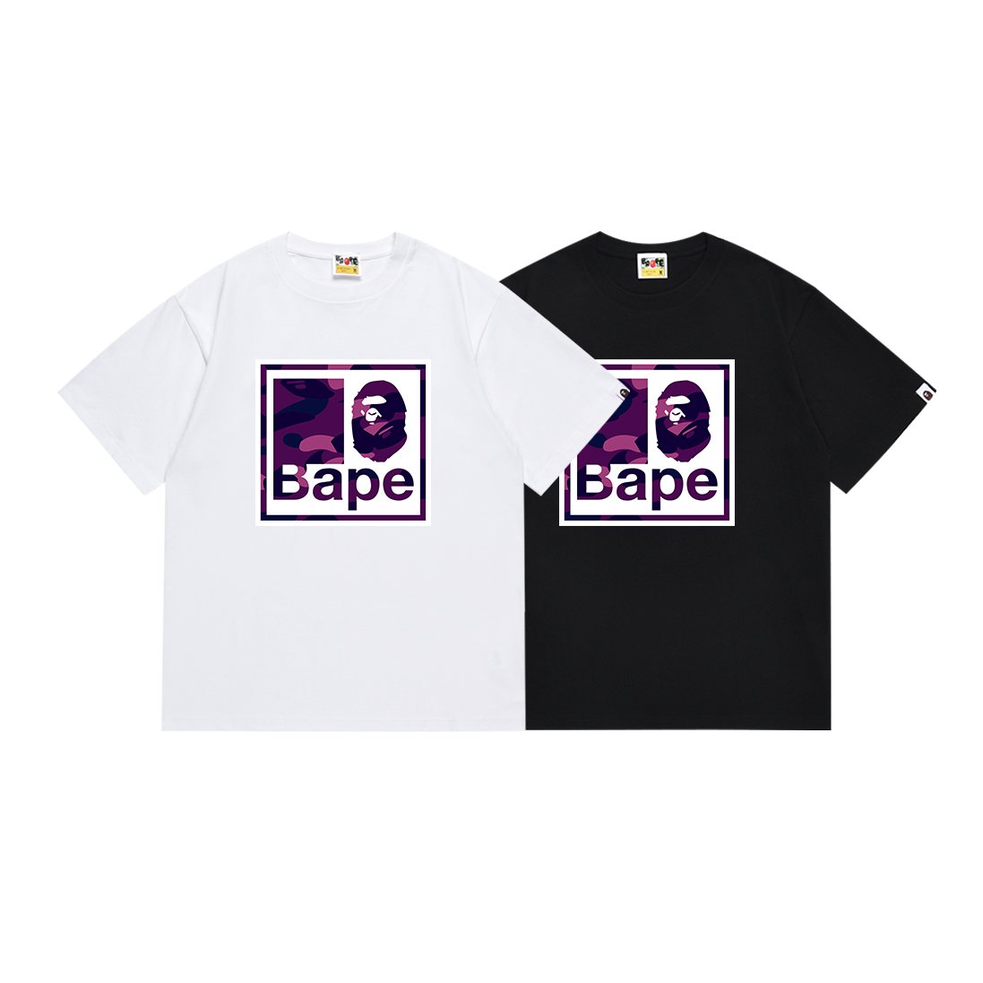 BAPE Square Front Graphic Short-Sleeve T-Shirt