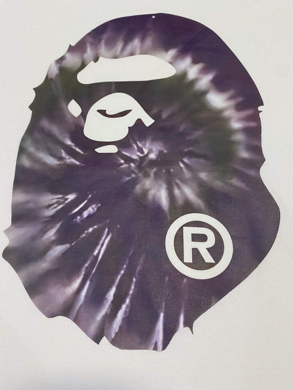 BAPE Tie-Dye Front and Back Graphic Short-Sleeve T-Shirt