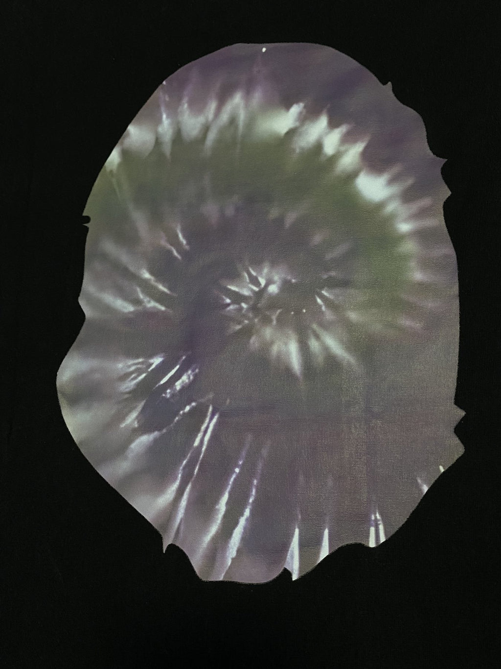 BAPE Tie-Dye Front and Back Graphic Short-Sleeve T-Shirt