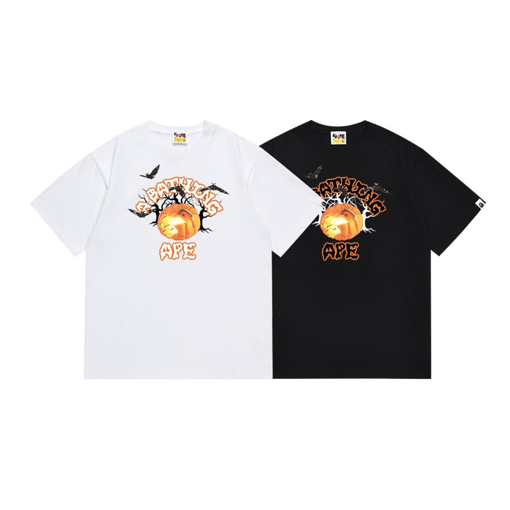 BAPE Halloween Pumpkin Bat Short-Sleeve T-Shirt
