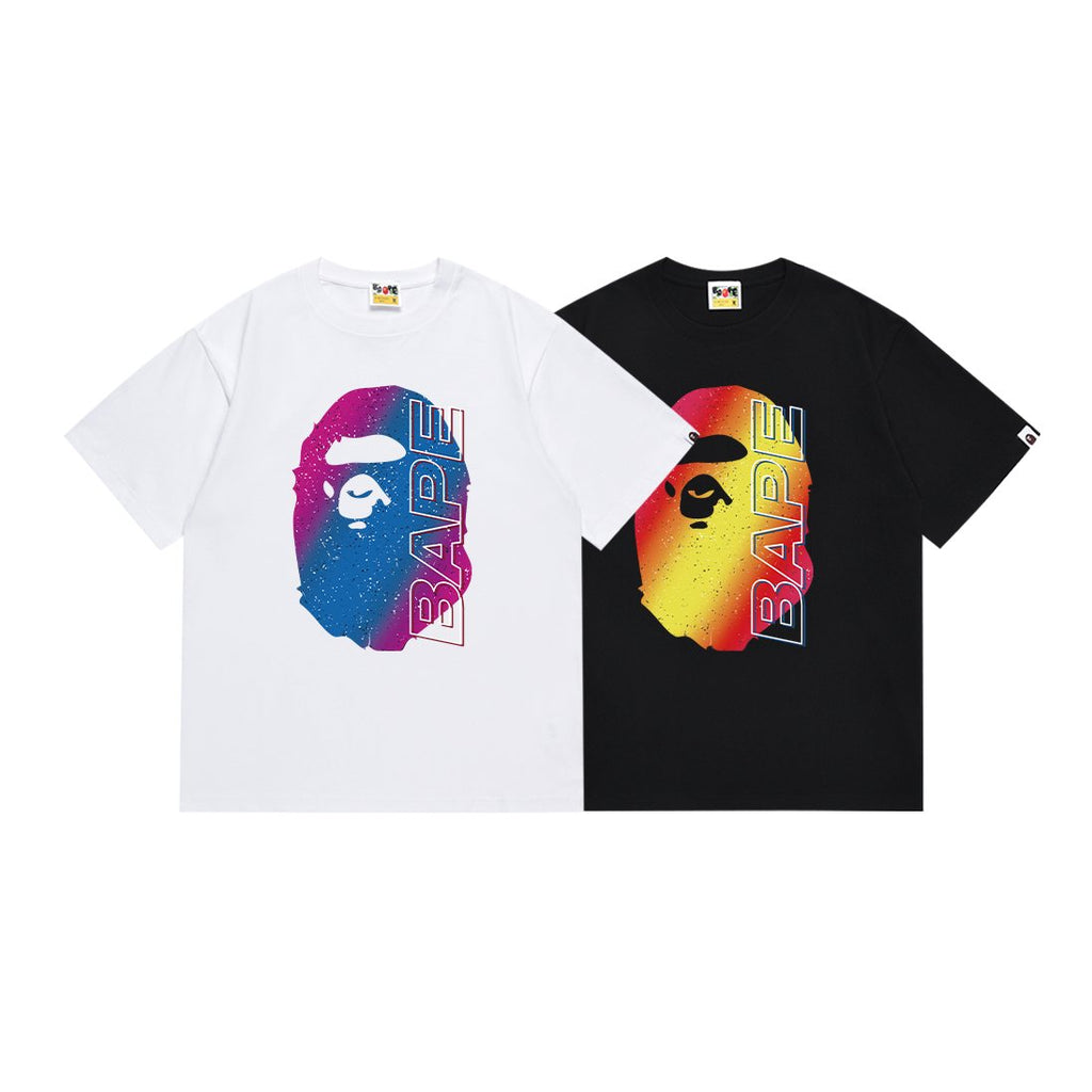 BAPE Gradient Ape Head Graphic T-Shirt
