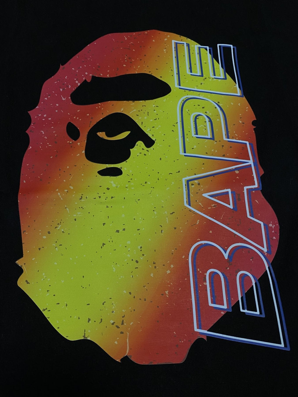 BAPE Gradient Ape Head Graphic T-Shirt