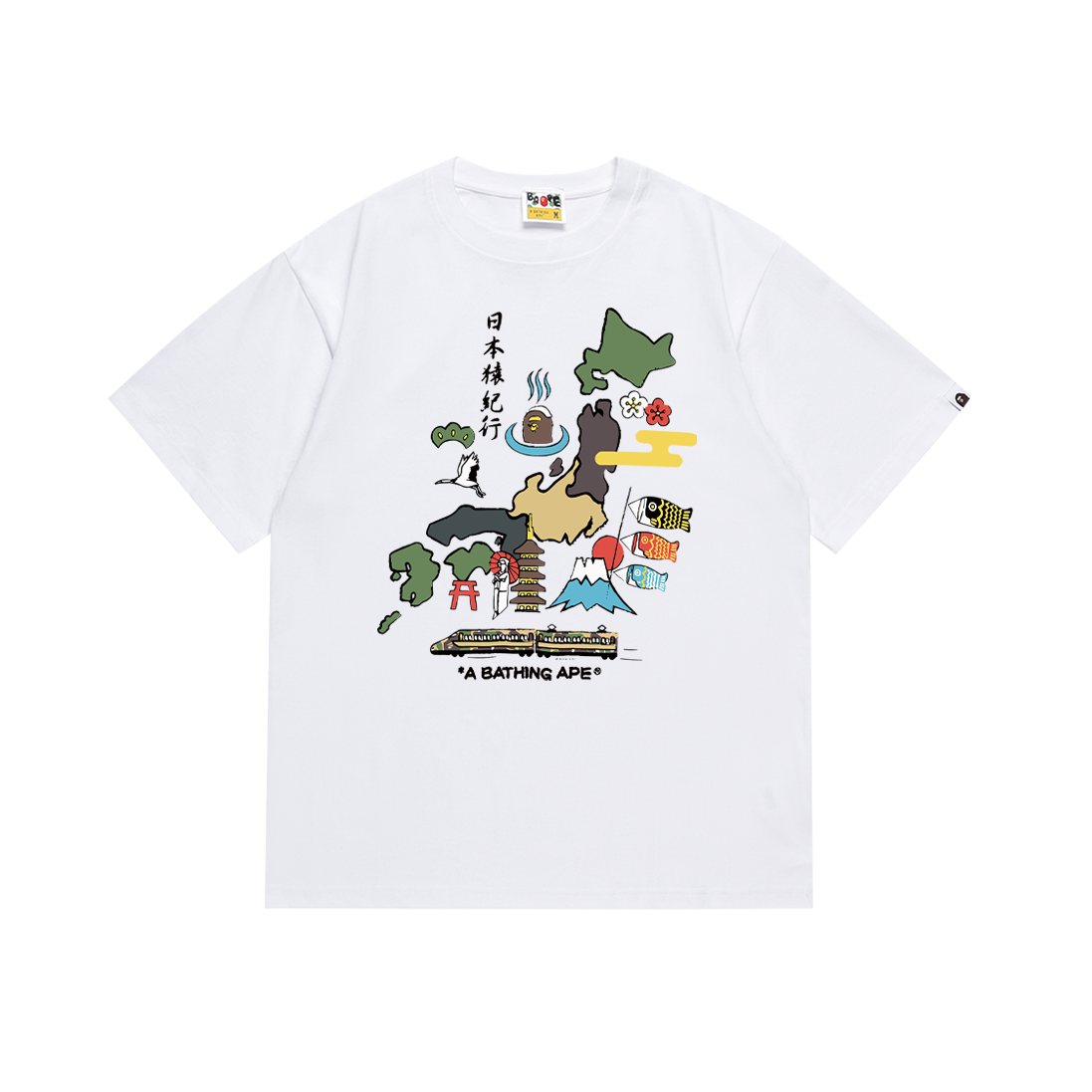 BAPE Japan Map Graphic T-Shirt