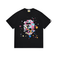 BAPE Ape Paint Splatter Graphic T-Shirt