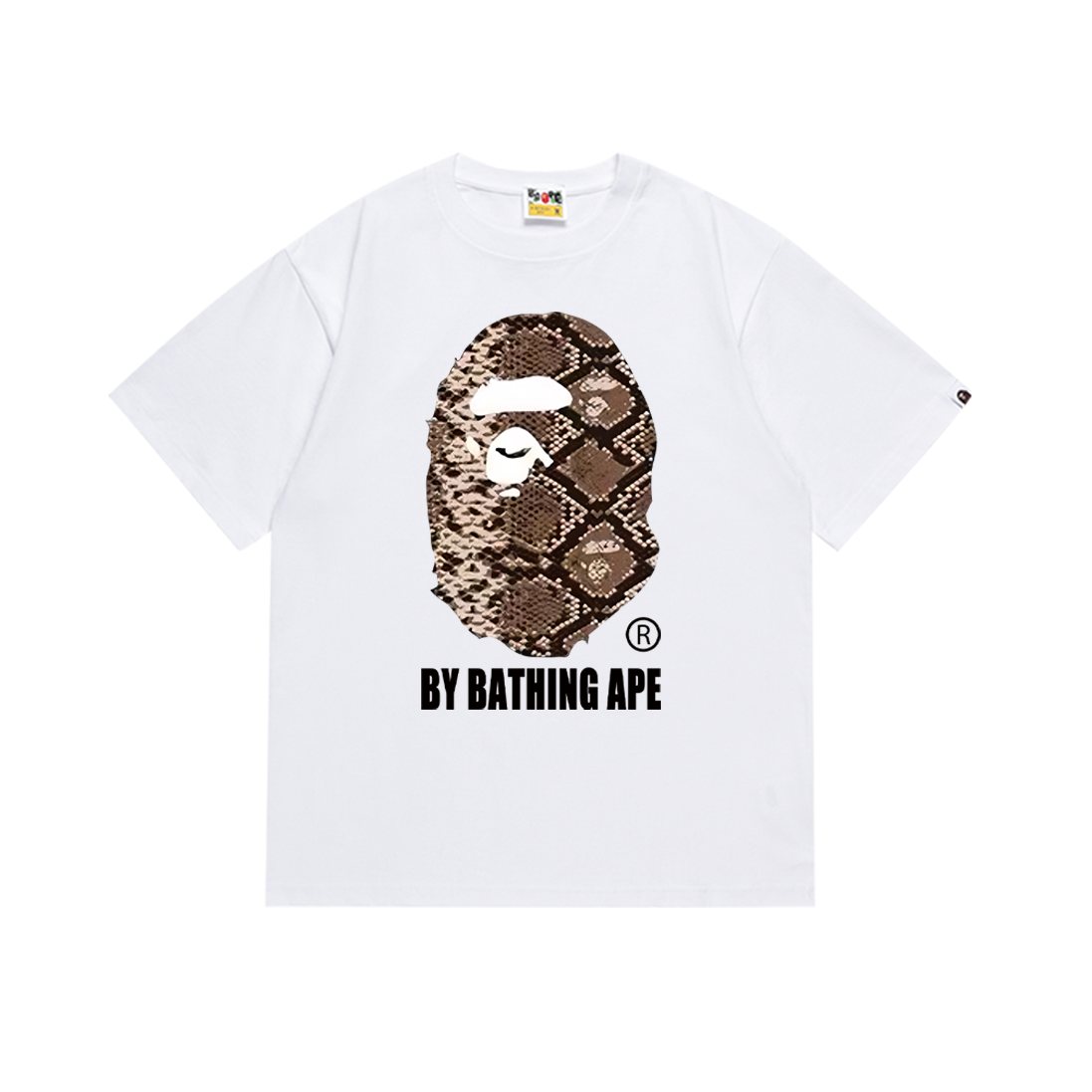 BAPE Snake-Camo Ape Head Graphic T-Shirt