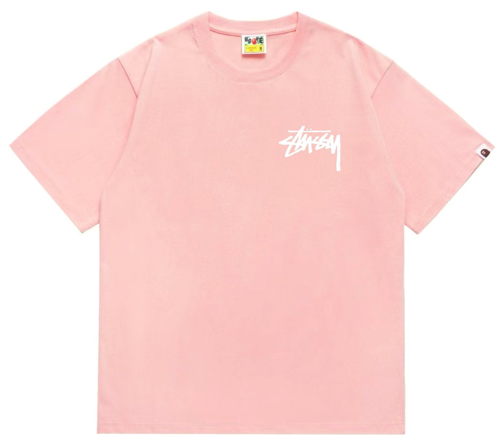 BAPE Stussy-Style Ape Graphic T-Shirt