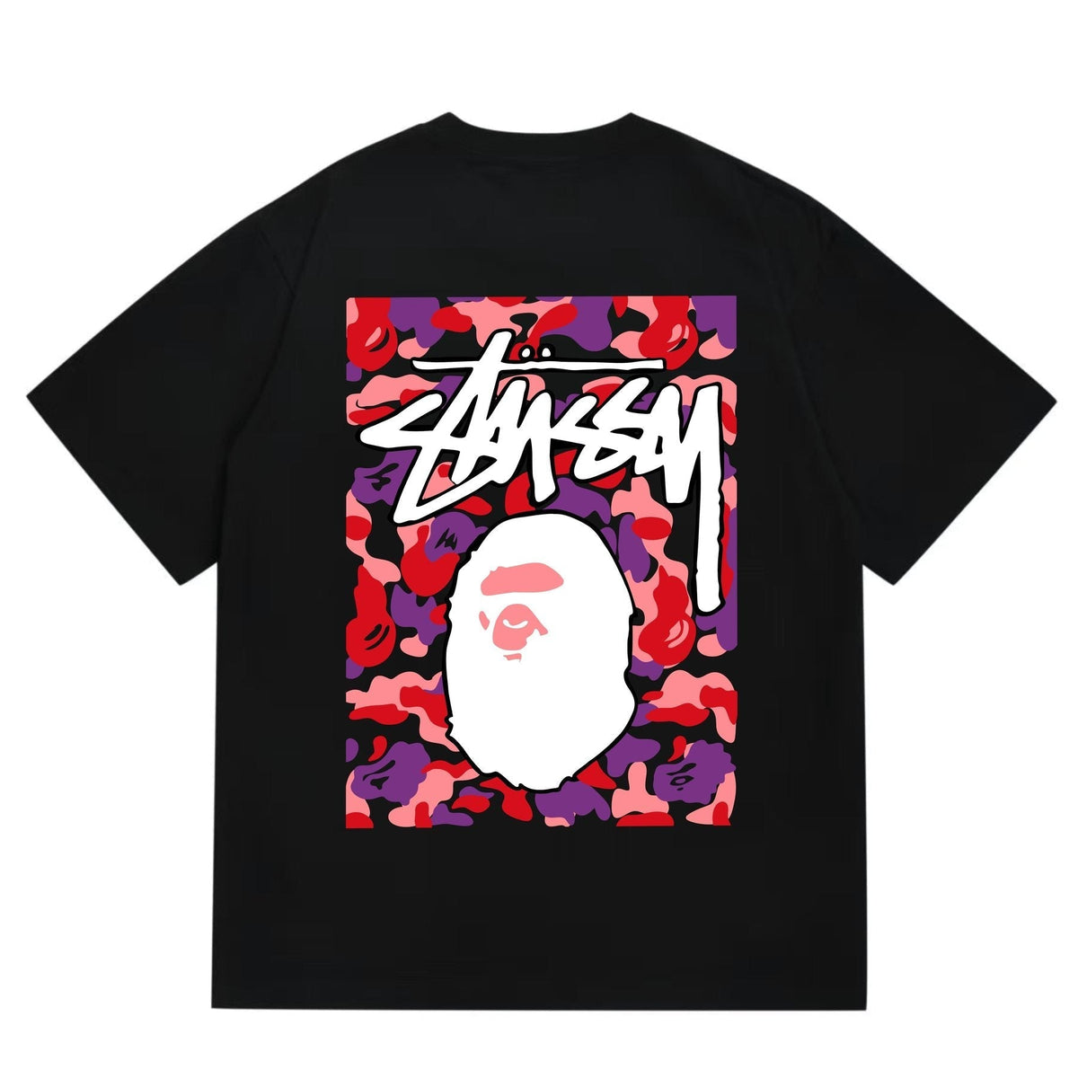 BAPE Warm Camo Ape Graphic Short-Sleeve T-Shirt