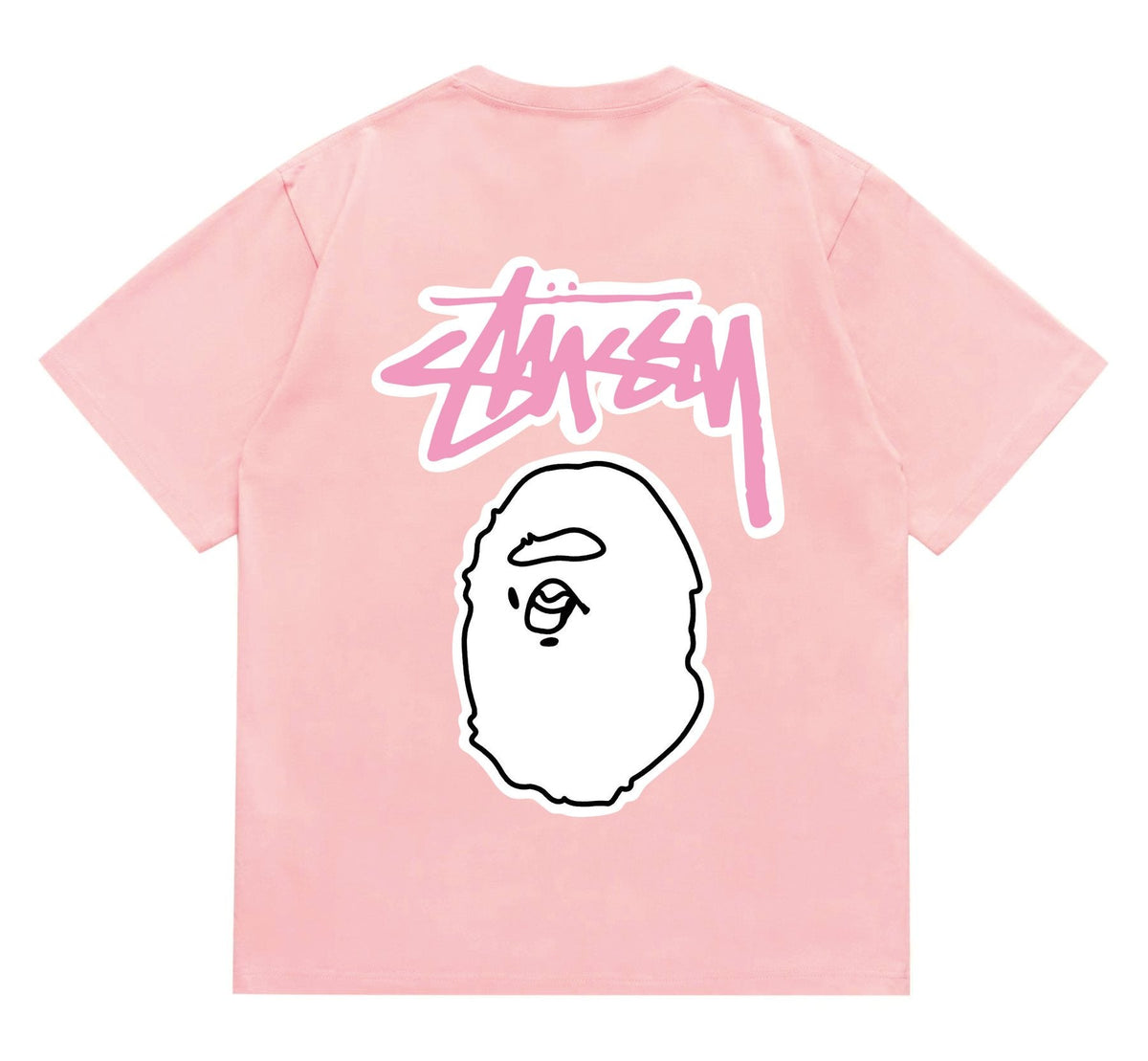 BAPE Light Face Graffiti Wordmark T-Shirt