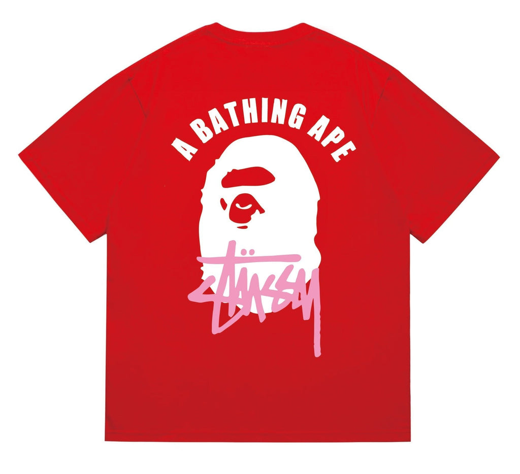 BAPE White Ape Back Graphic T-Shirt