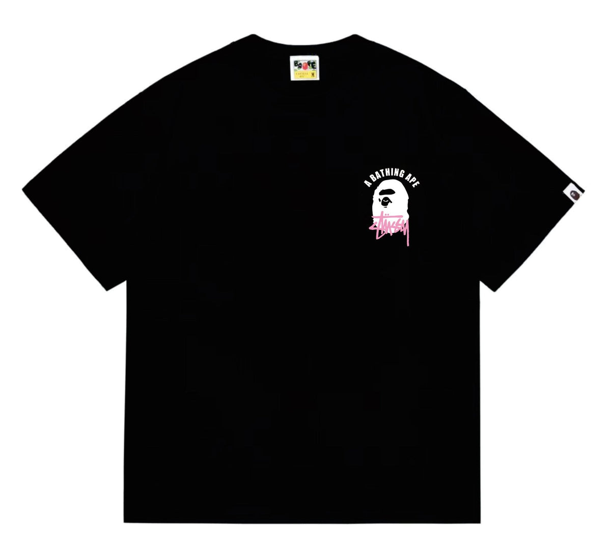 BAPE White Ape Back Graphic T-Shirt