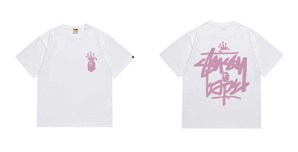 BAPE Crowned Ape Back Graphic Short-Sleeve T-Shirt