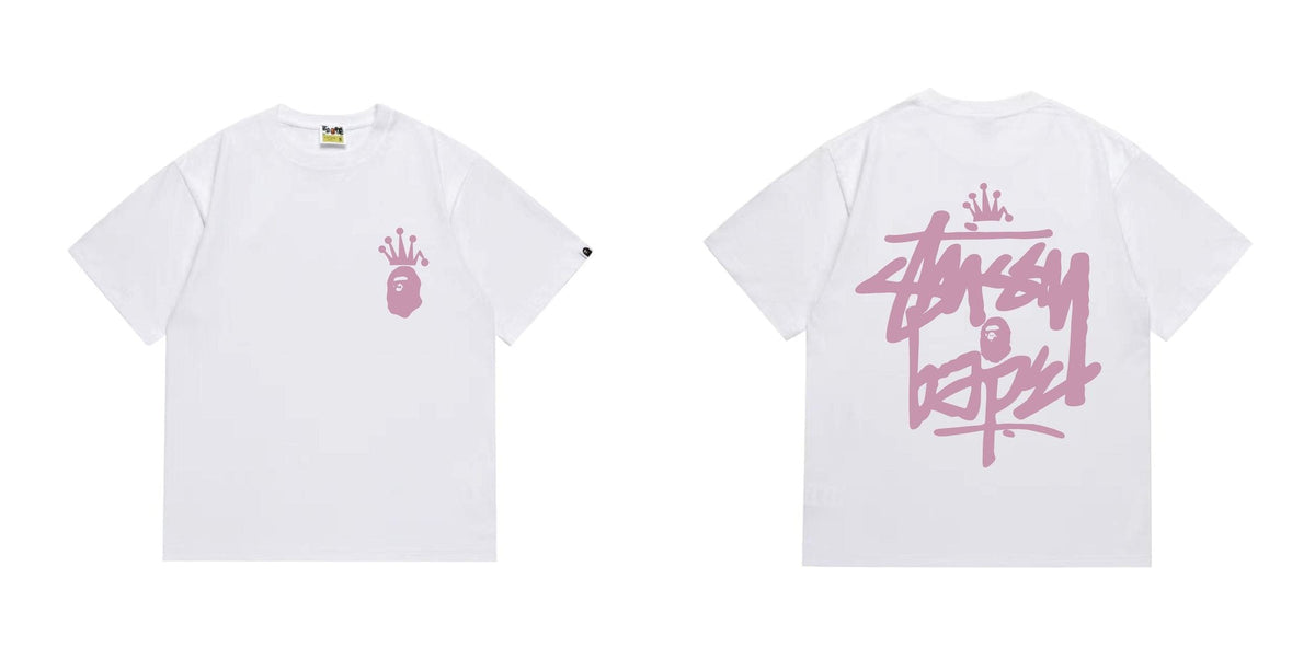 BAPE Crowned Ape Back Graphic Short-Sleeve T-Shirt