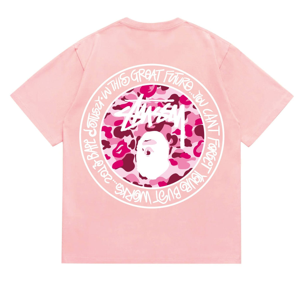 BAPE Light Circular Graphic Short-Sleeve T-Shirt