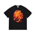 BAPE Flame Ape-Face Graphic Short-Sleeve T-Shirt