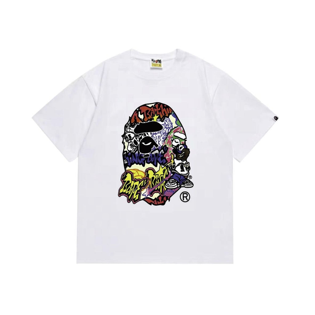 BAPE Skull Graphic Short-Sleeve T-Shirt