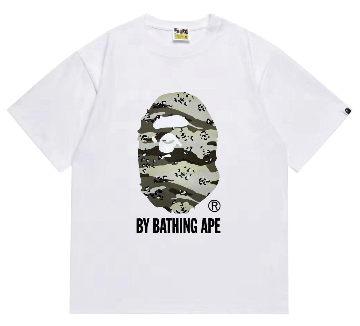 BAPE Olive Camo Ape Head Graphic T-Shirt