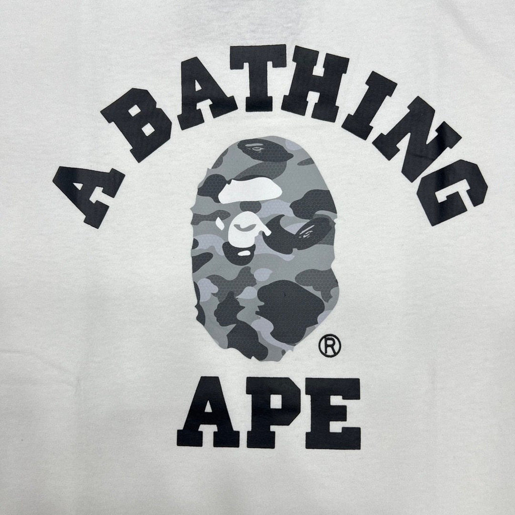 BAPE Grey Camo Ape Head Graphic T-Shirt