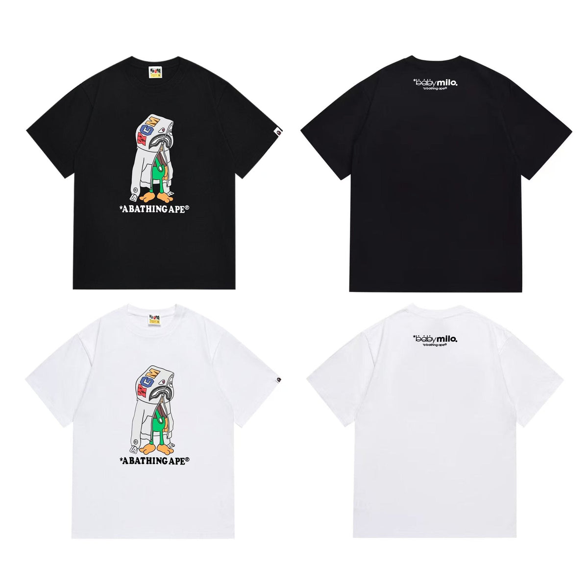 BAPE Front & Back Graphic Short-Sleeve T-Shirt