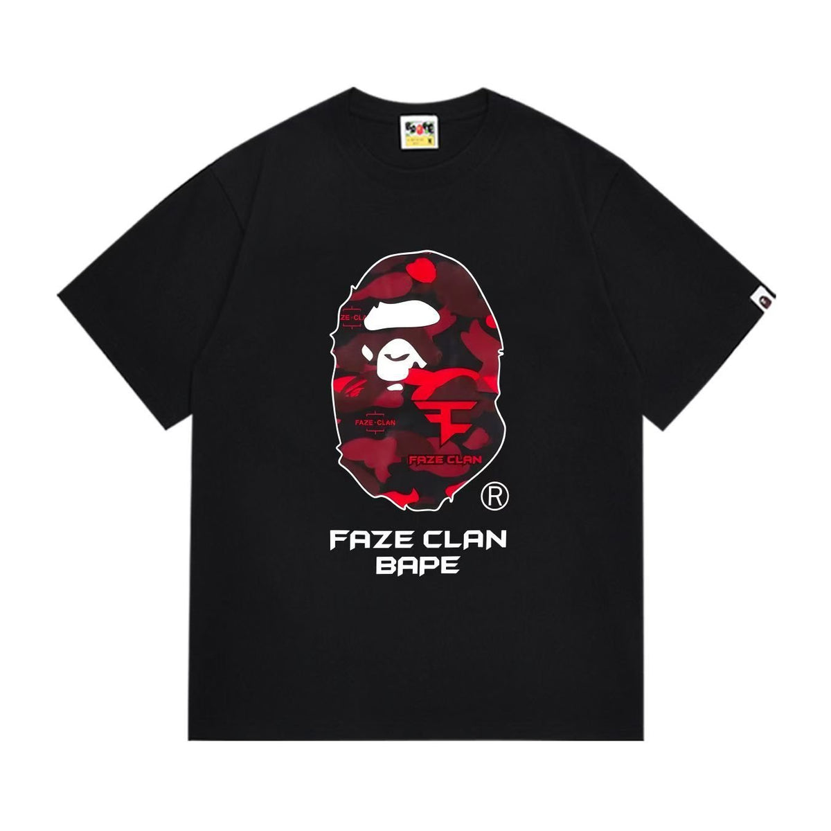 BAPE FaZe Clan Ape Head Graphic T-Shirt