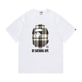 BAPE Plaid Ape Head Graphic T-Shirt