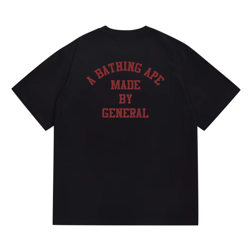 BAPE Red Chest & Back Graphic Short-Sleeve T-Shirt