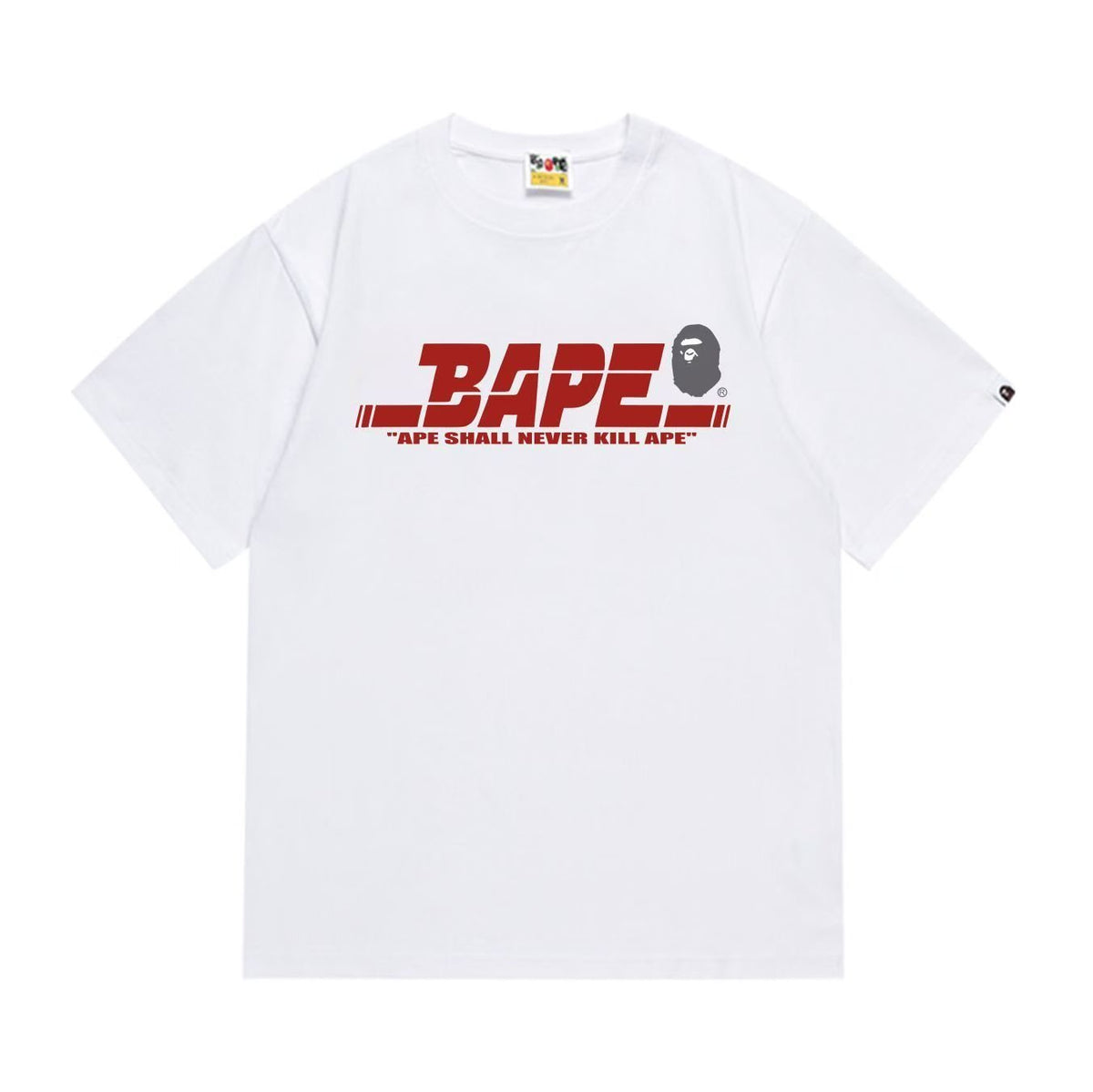 BAPE Red Wordmark Graphic T-Shirt