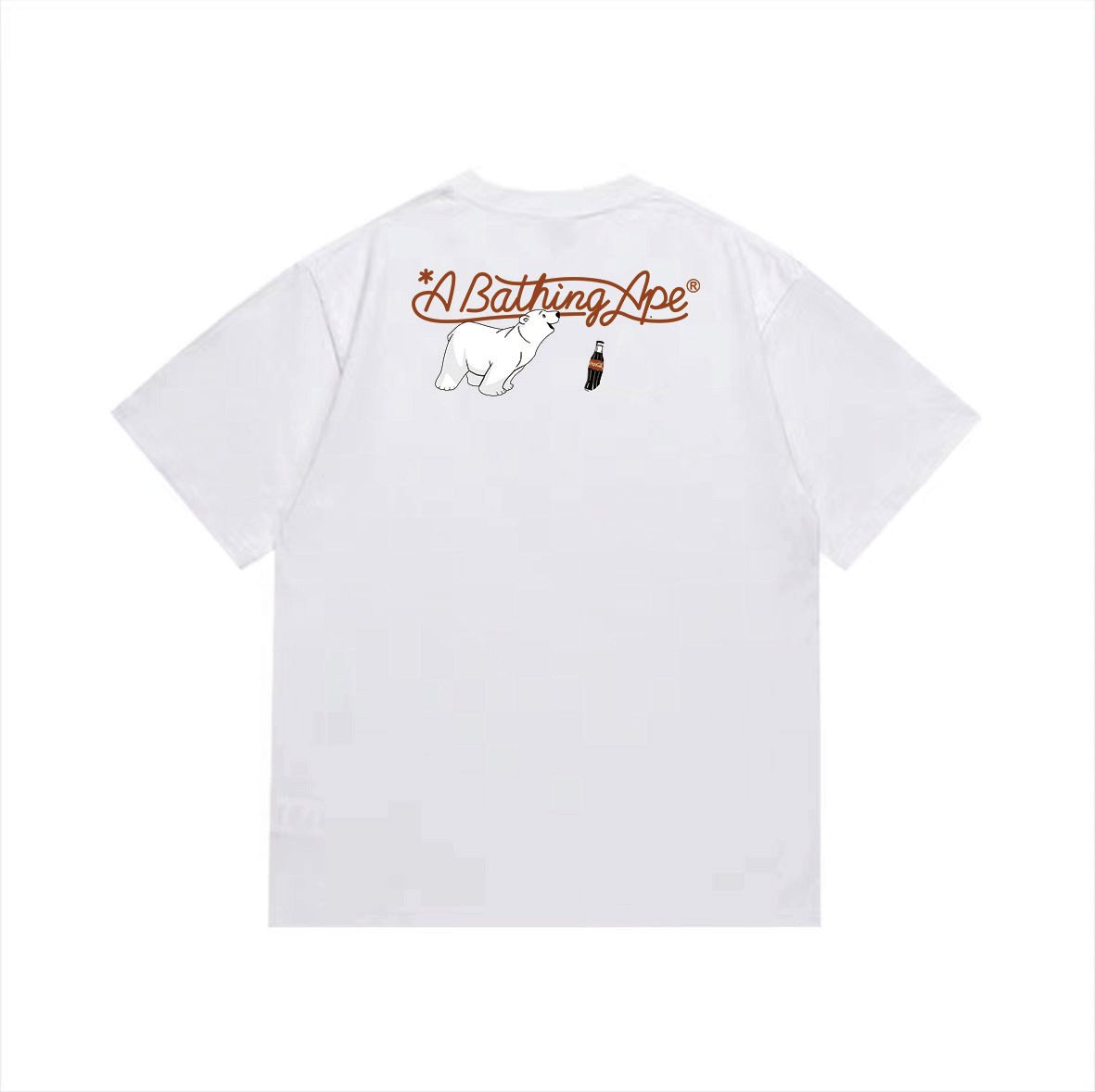 BAPE Polar Bear Coca-Cola Graphic T-Shirt