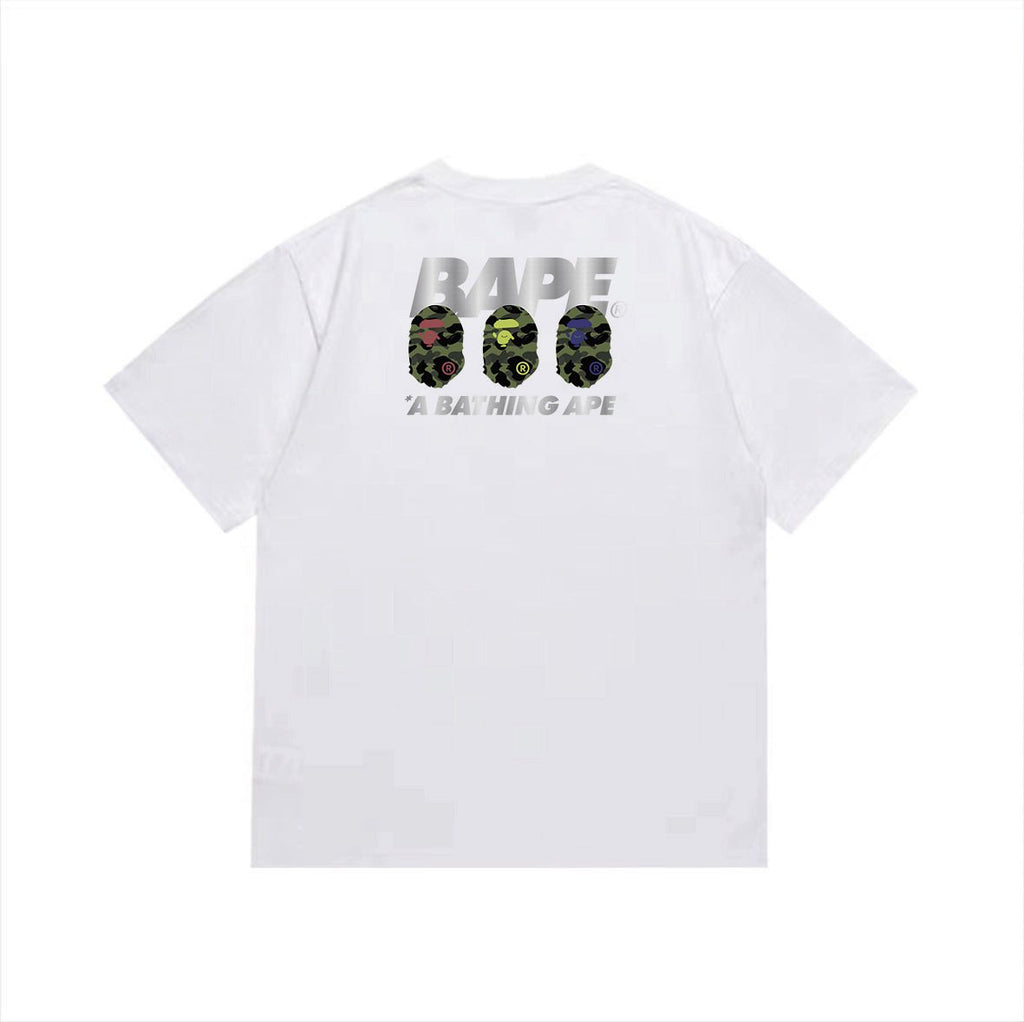 BAPE Triple Ape Back Graphic T-Shirt