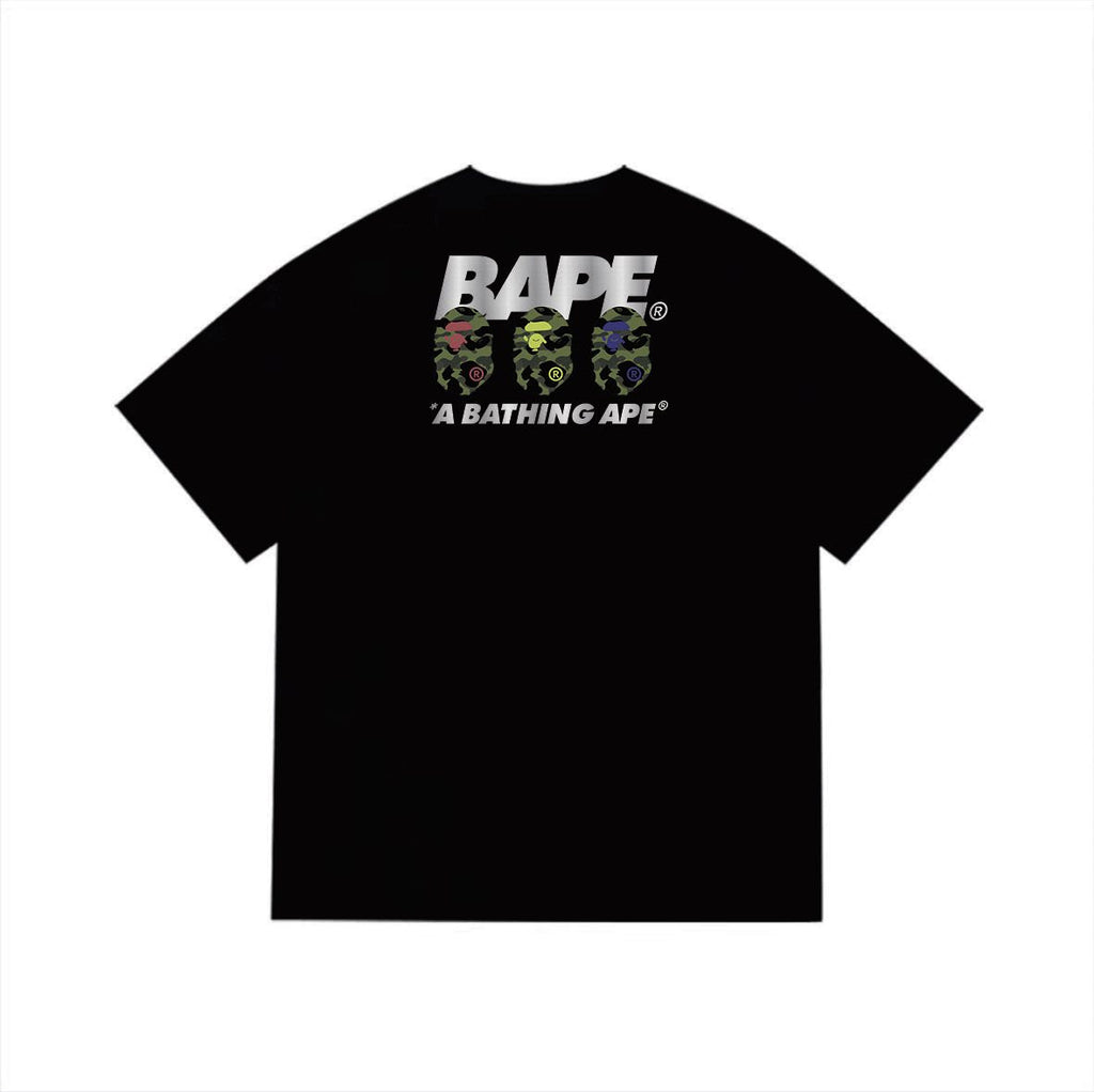 BAPE Triple Ape Back Graphic T-Shirt