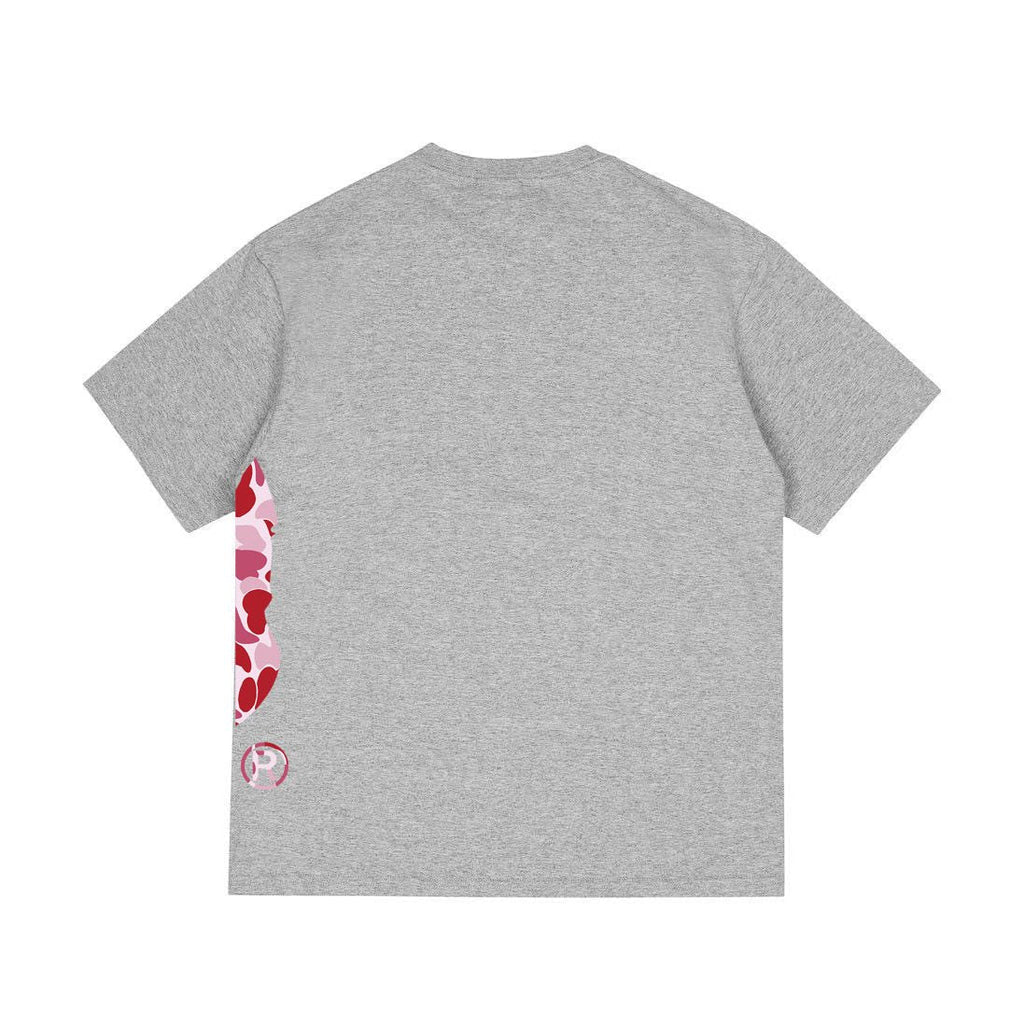 BAPE Pink Camo Ape Head Graphic Short-Sleeve T-Shirt