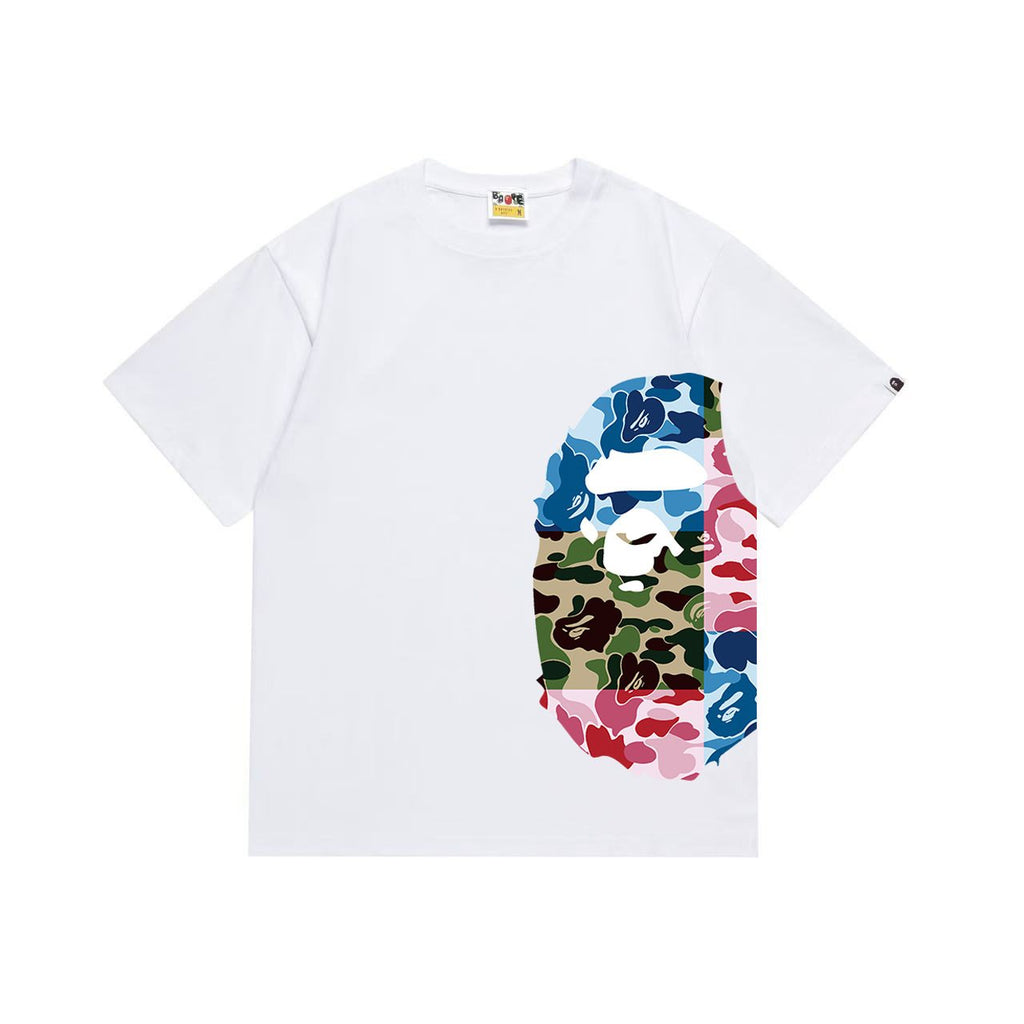 BAPE Multicolor Ape-Head Graphic T-Shirt