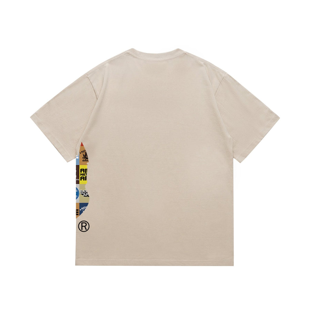 BAPE Ape-Head Collage Short-Sleeve T-Shirt