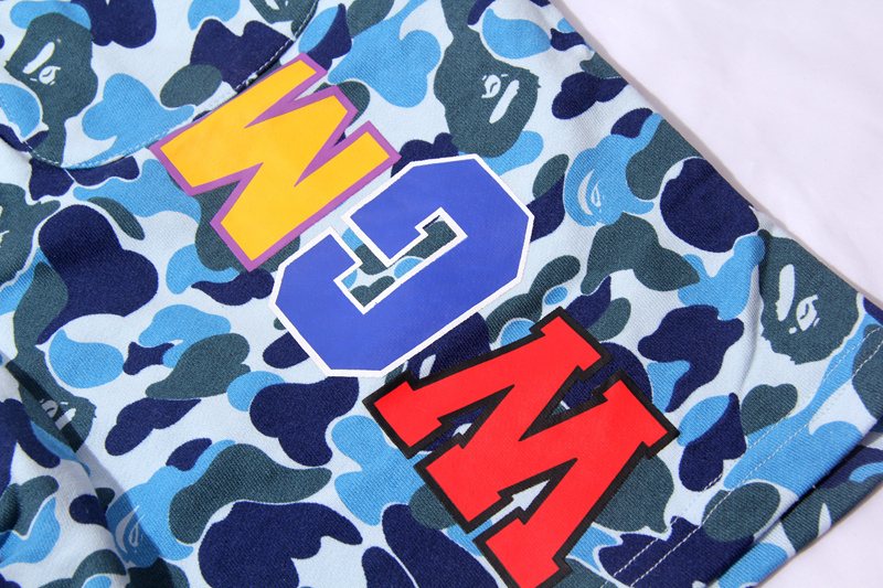 BAPE WGM Camouflage Graphic Shorts