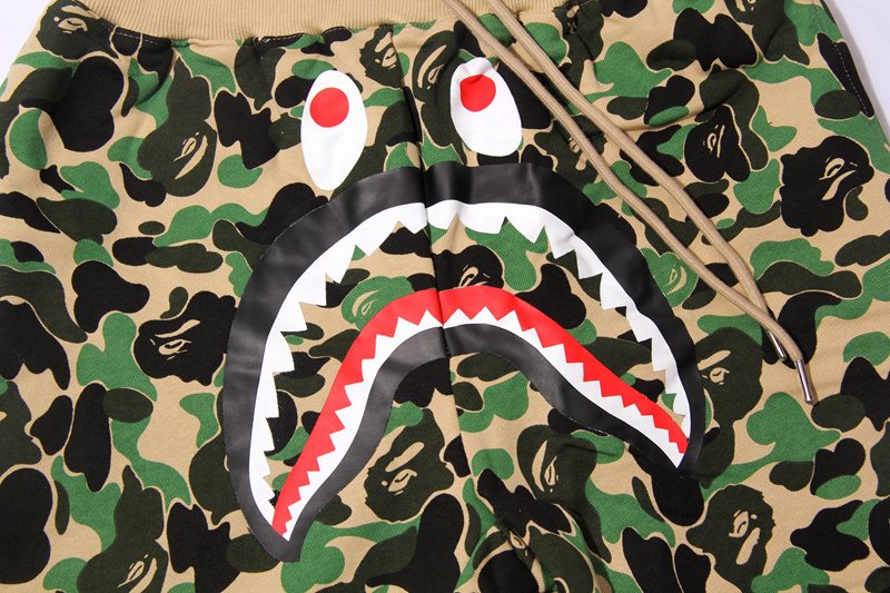 BAPE WGM Camouflage Graphic Shorts