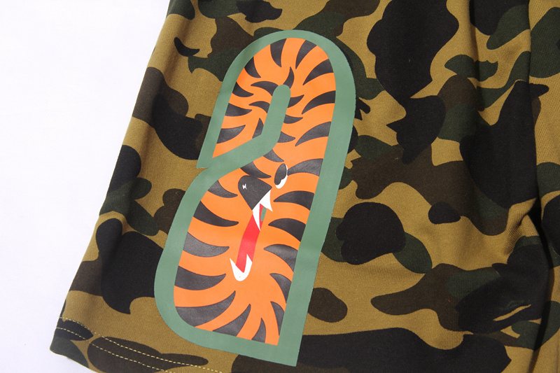 BAPE Shark Face Camouflage Drawstring Shorts