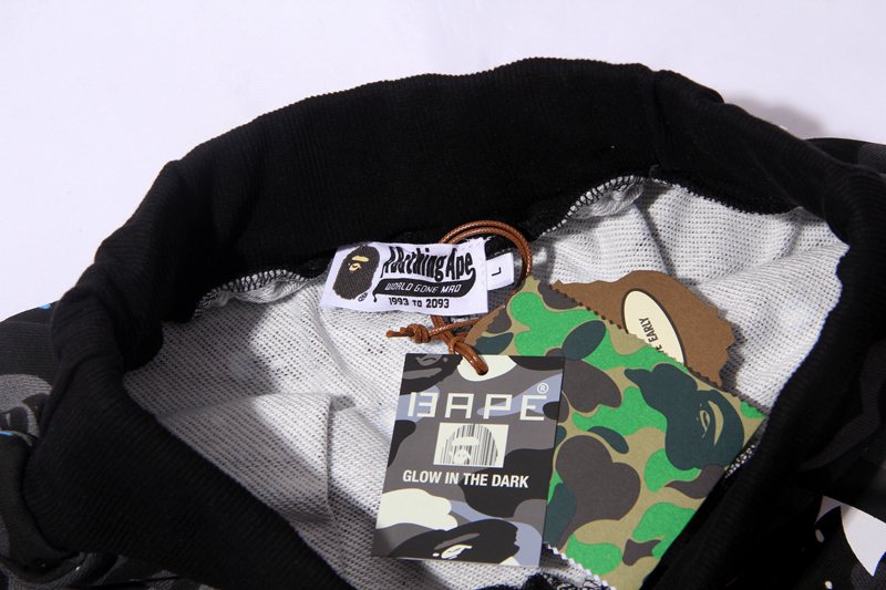 BAPE Shark Camo Graphic Shorts